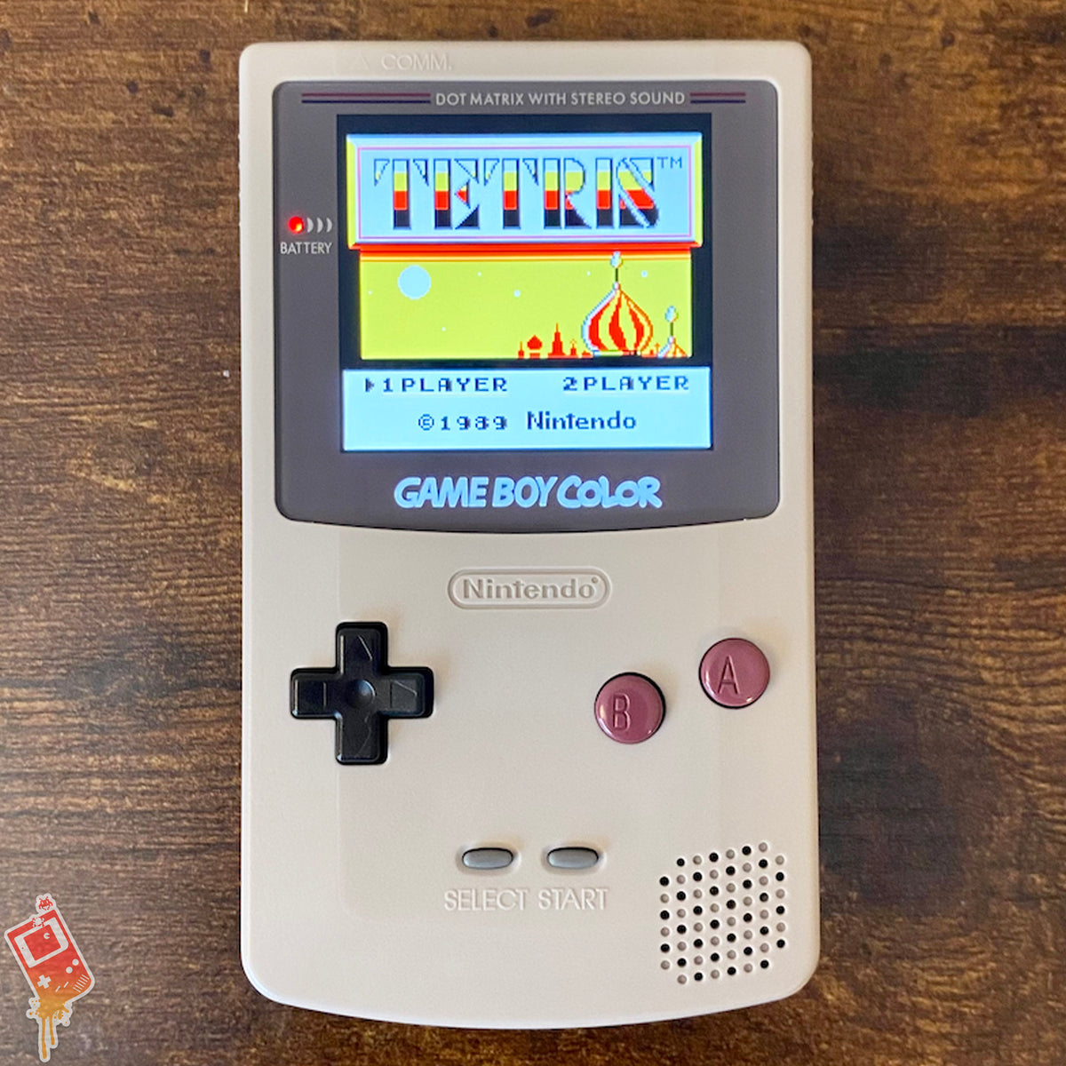 DMG themed XL IPS Backlit Nintendo Gameboy Color!