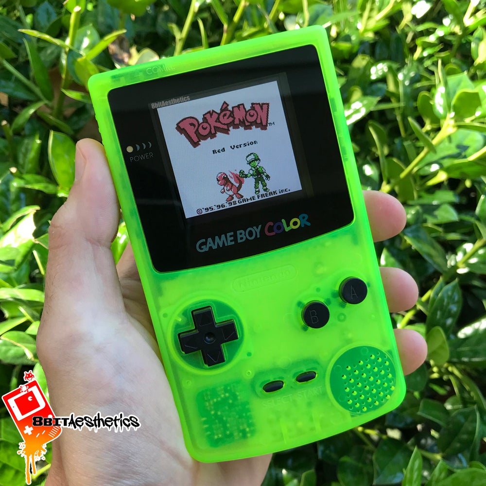 Extreme Green Glow in the Dark Backlit Nintendo Gameboy Color –  8bitAesthetics