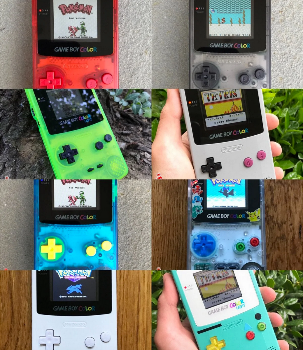 Custom Gameboy Colors β 8bitAesthetics