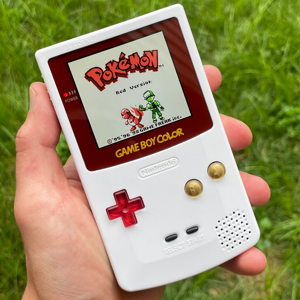 Famicom themed XL IPS Backlit Nintendo Gameboy Color