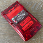 Clear Red/Gold Opal XL IPS Backlit Nintendo Gameboy Color