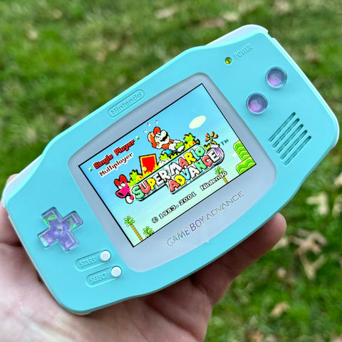 MINT/OPAL/WHITE  IPS BACKLIT NINTENDO GAMEBOY ADVANCE