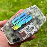 CLEAR/OPAL IPS BACKLIT NINTENDO GAMEBOY ADVANCE + USB-C + LED BUTTONS