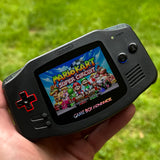 BLACK IPS BACKLIT NINTENDO GAMEBOY ADVANCE + USB-C + LED BUTTONS + ACRYLIC DISPLAY