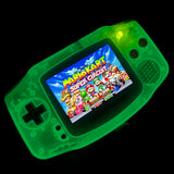 MINT/PINK/OPAL GLOW IN THE DARK IPS BACKLIT NINTENDO GAMEBOY ADVANCE