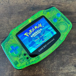 MIRROR CLEAR GREEN/ BLUE MIDNIGHT OPAL IPS BACKLIT NINTENDO GAMEBOY ADVANCE