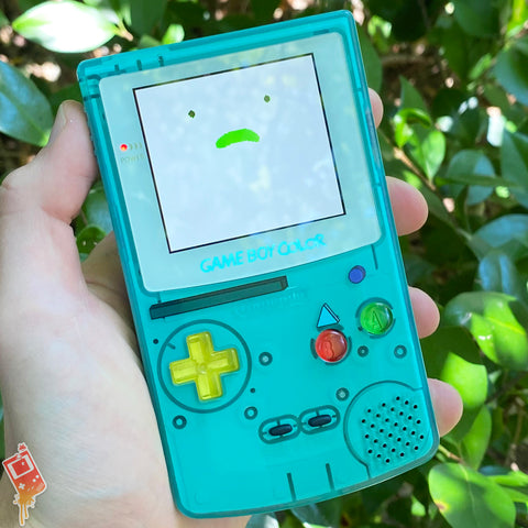Semi-transparent BMO Edition XL IPS Backlit Nintendo Gameboy Color!