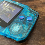 MIRROR CLEAR BLUE/ LAVENDER OPAL IPS BACKLIT NINTENDO GAMEBOY ADVANCE