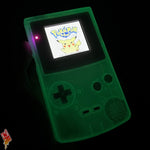 Glow in the dark Green/White/Pink/Opal Backlit Nintendo Gameboy Color