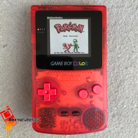 Transparent Red Backlit Nintendo Gameboy Color