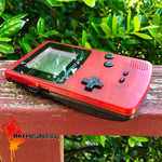 Transparent Red/Black Backlit Nintendo Gameboy Color