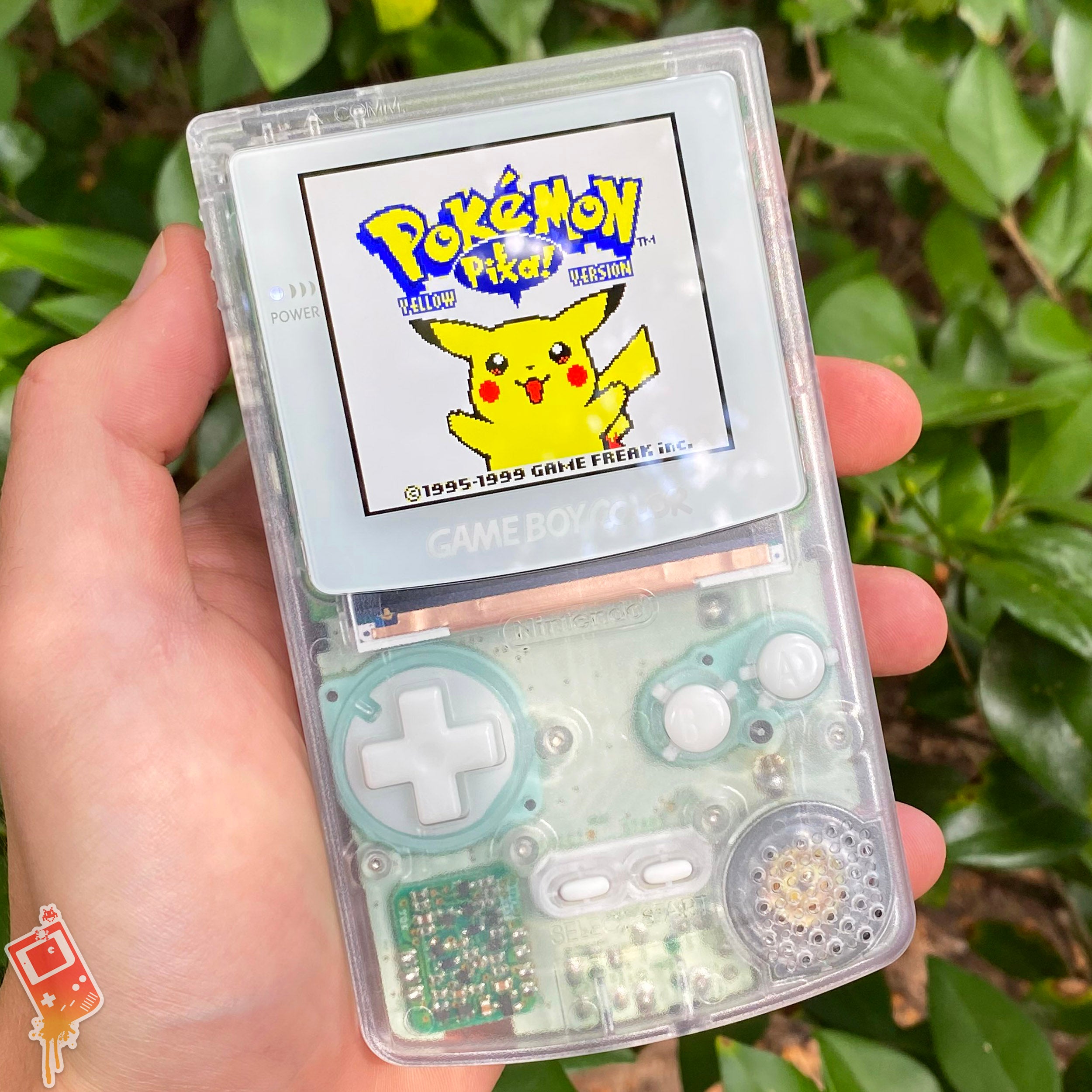 Solid Black XL IPS Backlit Nintendo Gameboy Color