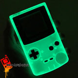 Glow in the dark green/black Backlit Nintendo Gameboy Color