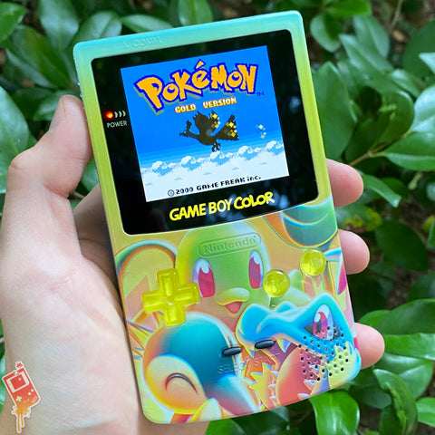 Artist Series XL - Drop #27 Edition Backlit Gameboy Color! (Jackie's Gaming Art)