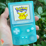 Clear Mint/White XL IPS Backlit Nintendo Gameboy Color