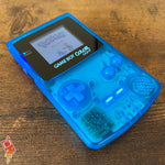 Clear Blue Backlit Nintendo Gameboy Color