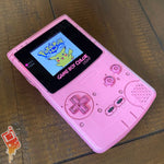 Semi-Transparent Pastel/Berry Pink Backlit Nintendo Gameboy Color