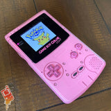 Semi-Transparent Pastel/Berry Pink Backlit Nintendo Gameboy Color