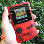 Transparent Red/Black Backlit Nintendo Gameboy Color