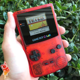 Transparent Red/Black Backlit Nintendo Gameboy Color