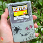 Semi-transparent DMG themed XL IPS backlit Nintendo Gameboy Color!