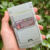 Semi-transparent DMG themed XL IPS backlit Nintendo Gameboy Color!