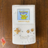 Semi-Transparent White/Gold Backlit Nintendo Gameboy Color