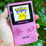 Semi-transparent Pink XL IPS Backlit Nintendo Gameboy Color