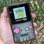Smoke Black/Pastel Pink Backlit Nintendo Gameboy Color