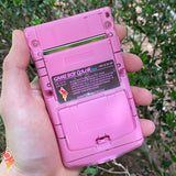 Smoke Black/Pastel Pink Backlit Nintendo Gameboy Color