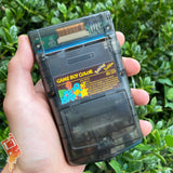 Smoke Black Transparent PokeBoy! Backlit Gameboy Color