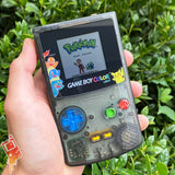 Smoke Black Transparent PokeBoy! Backlit Gameboy Color