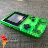 Transparent Green Backlit Nintendo Gameboy Color