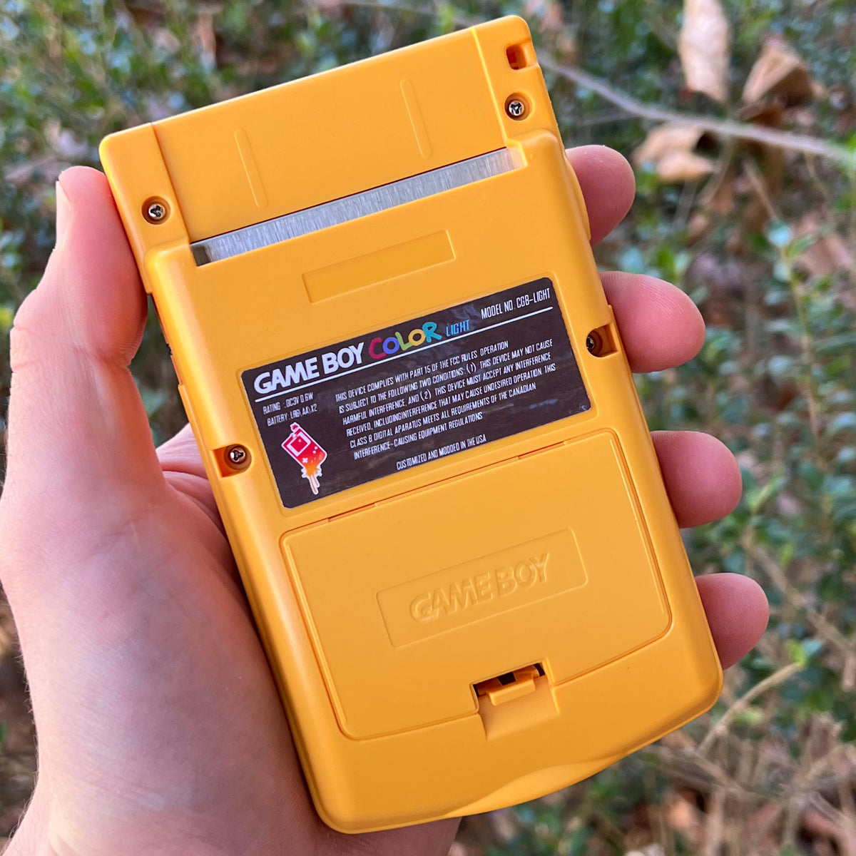Dandelion Yellow XL IPS Backlit Nintendo Gameboy Color – 8bitAesthetics